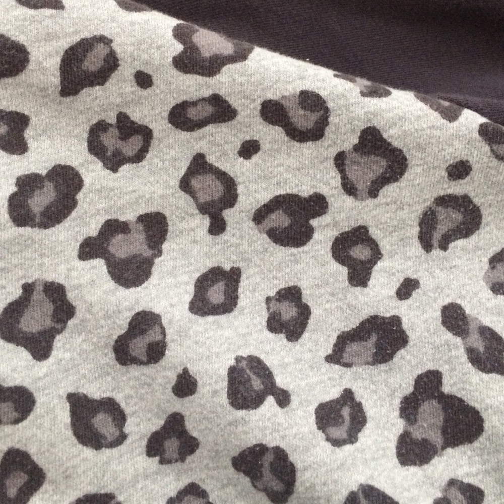 Splendid gray leopard print sweatshirt - Picture 4 of 6